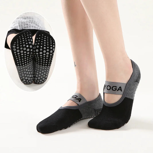 Silicone Grip Yoga Socks