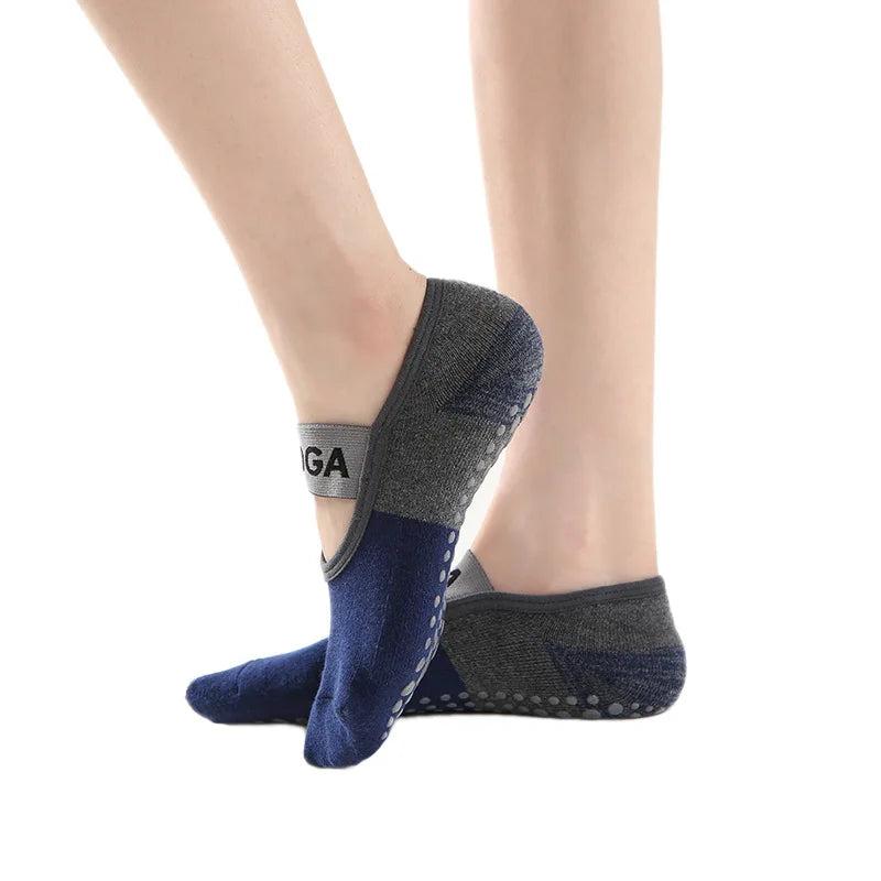 Silicone Grip Yoga Socks