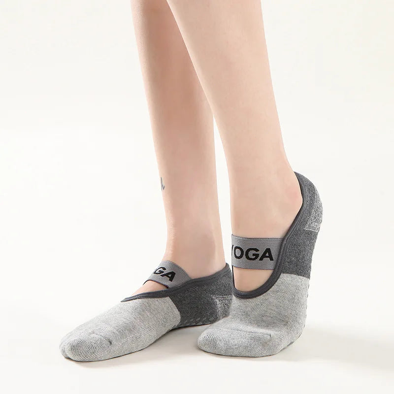 Silicone Grip Yoga Socks