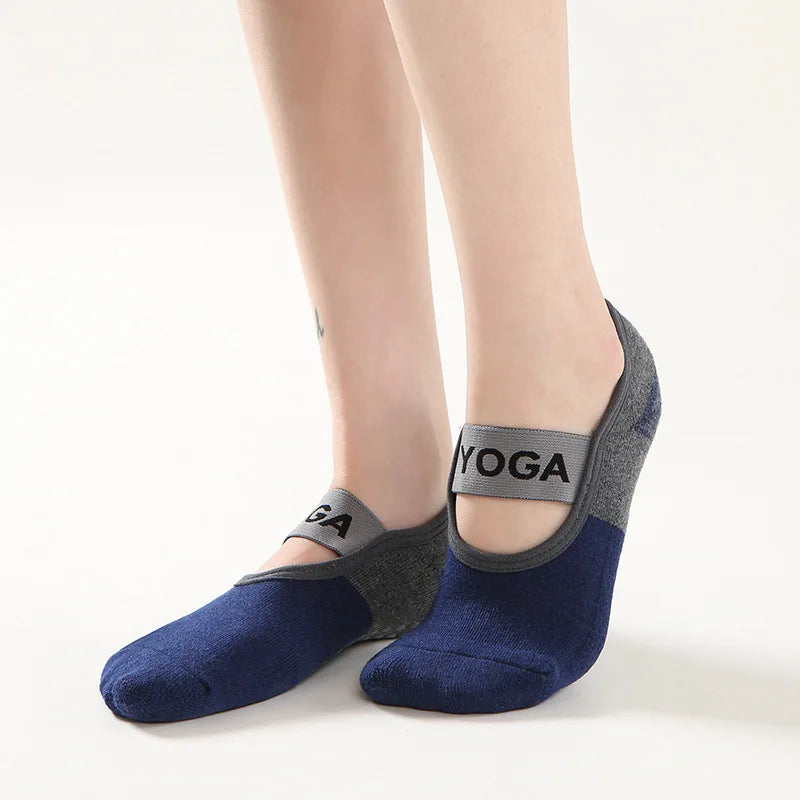 Silicone Grip Yoga Socks