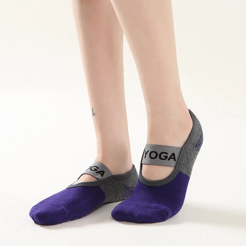 Silicone Grip Yoga Socks