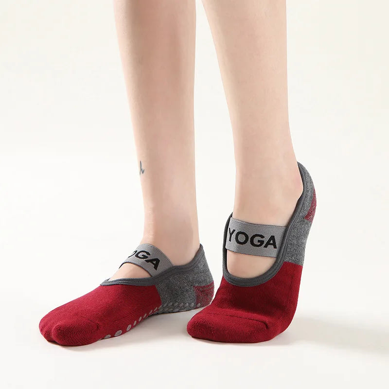 Silicone Grip Yoga Socks