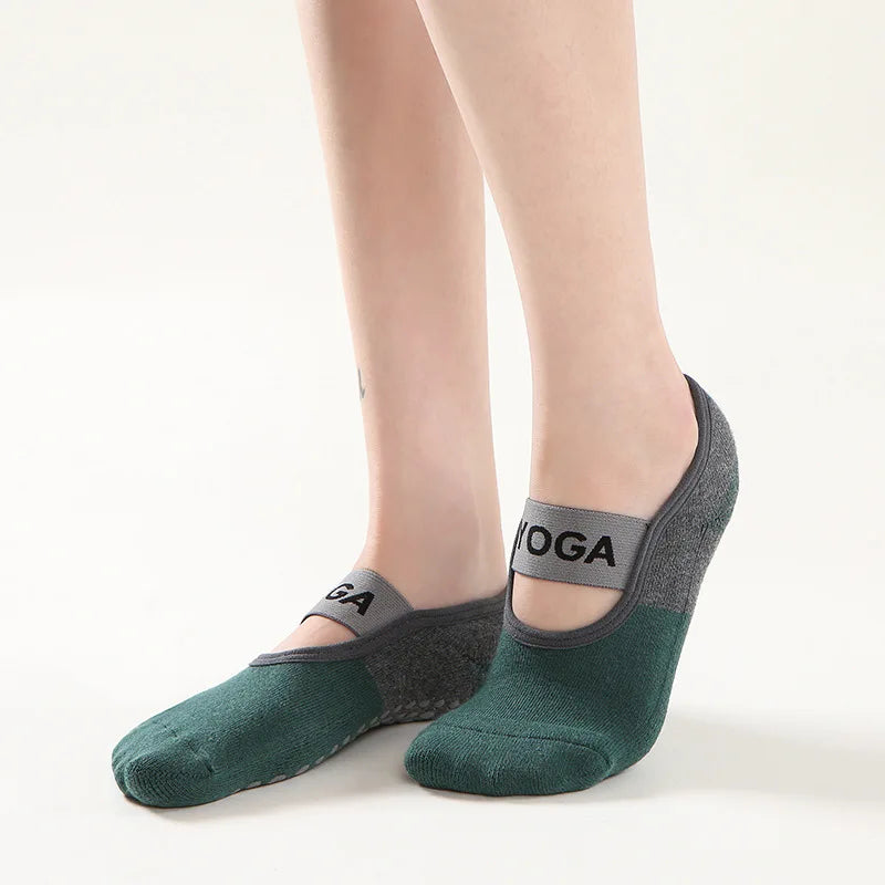 Silicone Grip Yoga Socks